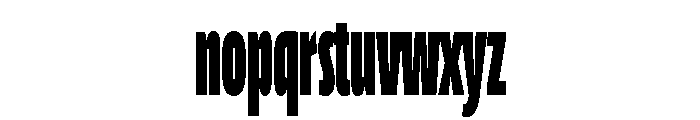 Mikrobe Variable Heavy Font LOWERCASE