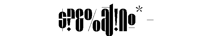 Mikrobe Variable Medium Font OTHER CHARS