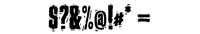 Mikrobe Variable Regular Font OTHER CHARS