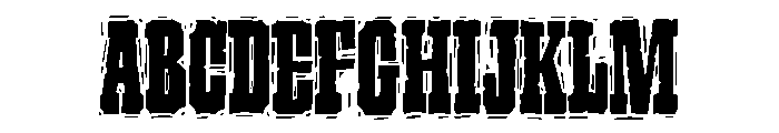 Mikrobe Variable Regular Font UPPERCASE