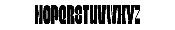 Mikrobe Variable Thin Font UPPERCASE