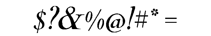 Minetto Variable Italic Font OTHER CHARS
