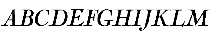 Minetto Variable Italic Font UPPERCASE
