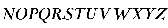 Minetto Variable Italic Font UPPERCASE