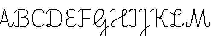 Minetto Variable Light Font UPPERCASE