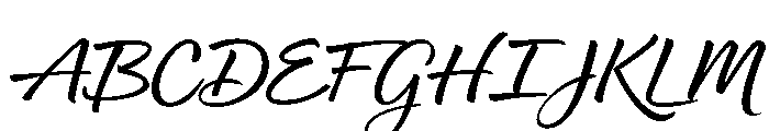 Minetto Variable Medium Font UPPERCASE