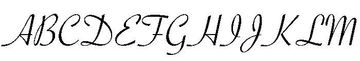 Minetto Variable Regular Font UPPERCASE