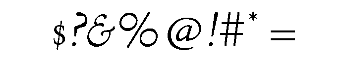 Minetto Variable Semibold Italic Font OTHER CHARS
