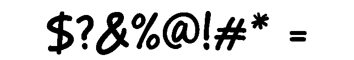 Minute Bold Font OTHER CHARS