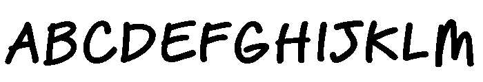 Minute Bold Font UPPERCASE