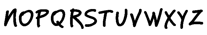 Minute Bold Font UPPERCASE