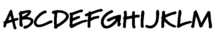Minute Heavy Font UPPERCASE