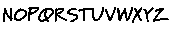 Minute Heavy Font UPPERCASE