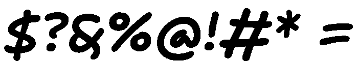 Minute Semibold Italic Font OTHER CHARS