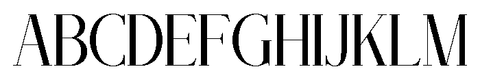 MICKORA-Regular Font UPPERCASE