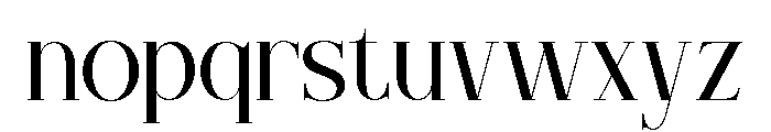 MICKORA-Regular Font LOWERCASE