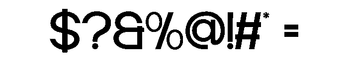 MIFETRO-Regular Font OTHER CHARS