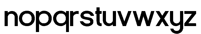 MIFETRO-Regular Font LOWERCASE