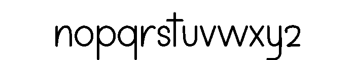 MILKY PUDDING Font LOWERCASE