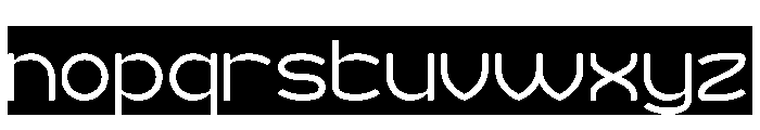 MINIMAL CLEAN-Inverse Font LOWERCASE