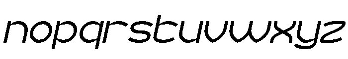 MINIMAL CLEAN Italic Font LOWERCASE