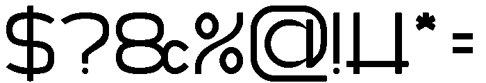 MINIMAL CLEAN-Light Font OTHER CHARS