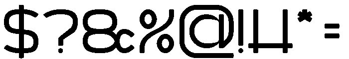 MINIMAL CLEAN Font OTHER CHARS
