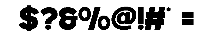 MINOGRID-Black Font OTHER CHARS