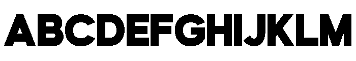 MINOGRID-Black Font UPPERCASE