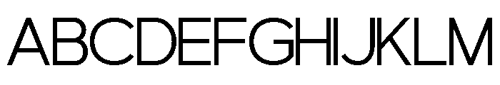 MINOGRID Extra Light Font UPPERCASE