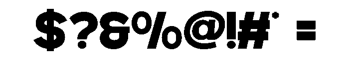 MINOGRID-ExtraBold Font OTHER CHARS