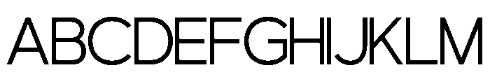 MINOGRID-ExtraLight Font UPPERCASE