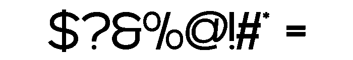 MINOGRID-Light Font OTHER CHARS