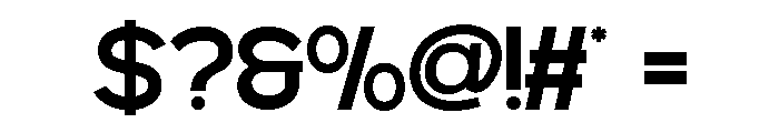 MINOGRID-Medium Font OTHER CHARS