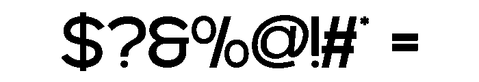 MINOGRID-Regular Font OTHER CHARS
