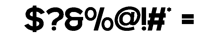 MINOGRID-SemiBold Font OTHER CHARS