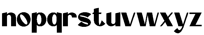 MINOTUR-Regular Font LOWERCASE