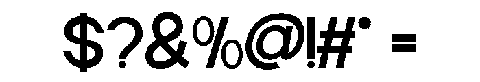 MIRAVEL-Regular Font OTHER CHARS