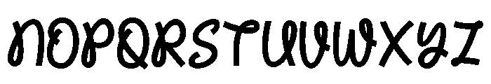 MIRAVEL-Regular Font UPPERCASE