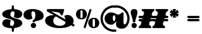 MISKE Font OTHER CHARS