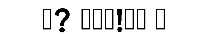 Michele Regular Font OTHER CHARS