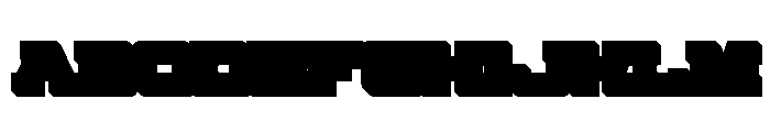 Michero Extrude Regular Font UPPERCASE