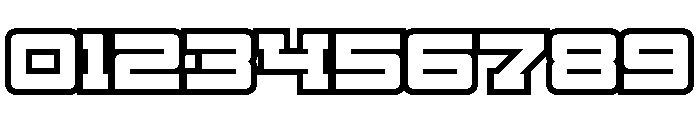 Michero Outline Regular Font OTHER CHARS