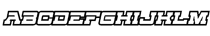 Michero Outline Slant Regular FONT