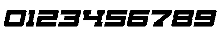 Michero Slant Regular Font OTHER CHARS