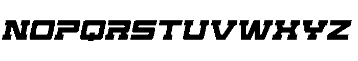 Michero Slant Regular Font LOWERCASE