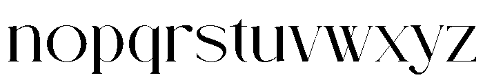 Michty Font LOWERCASE