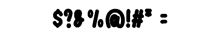 Mickey Costume Font OTHER CHARS