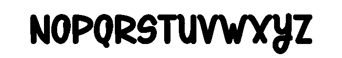Mickey Costume Font UPPERCASE