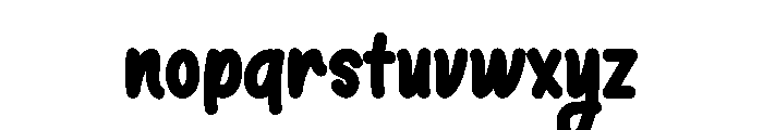 Mickey Costume Font LOWERCASE